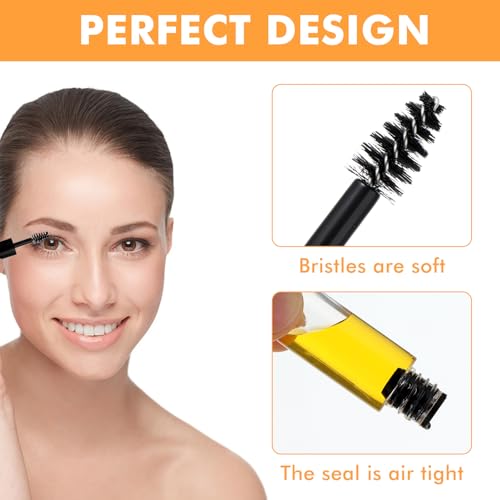 27Pcs 3ml Empty Mascara Tubes with Wands & Stoppers