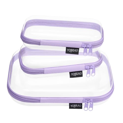 Clear Hard Shell Organizer Cases 3-Pack | PET Storage