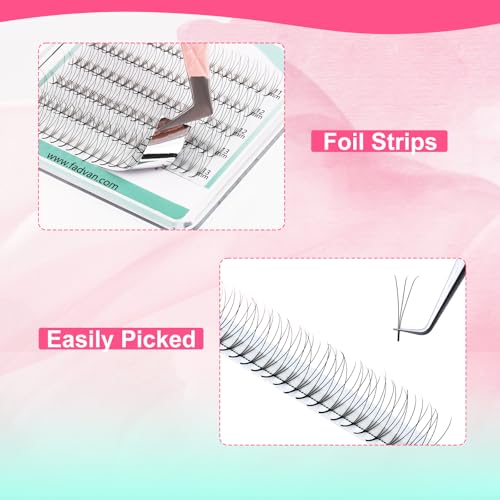 FADVAN Premade Volume Lash Fans 240pcs 0.07 3D Extensions