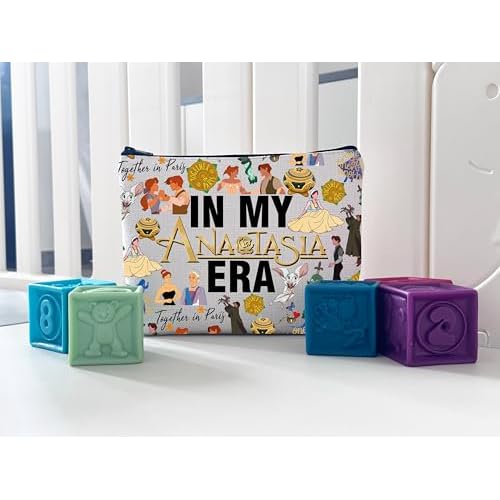 WCGXKO Princess Movie Gift Musical Lover Gift In My AnastaEra Makeup Bag Princess Fans Merch (Anasta Bag)