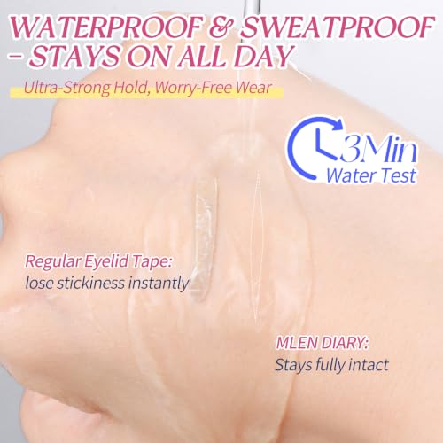Invisible Eyelid Tape for Hooded Eyes - 96 Ultra-Thin Lifter Strips