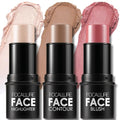 FOCALLURE 3-Pc Cream Contour Stick Set - Blush, Bronze & Highlighter