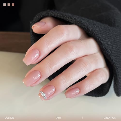 GAOY Nude Gel Nail Polish 16ml Sheer French Base UV/LED Cure for Nail Art