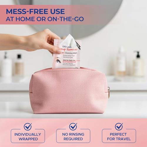 Dr. Fischer Eye Makeup Remover Wipes – Preservative-Free