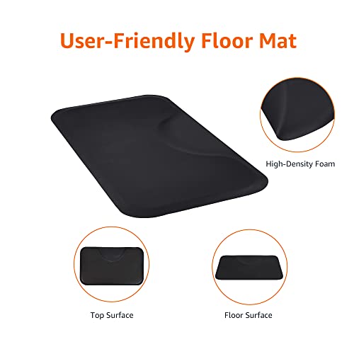 Amazon Basics Anti-Fatigue Salon & Barber Floor Mat, Non-Slip, 3ft x 5ft