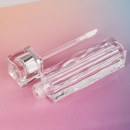 COSIDEA 10PCS 4ML Clear Lip Gloss Tubes with Wand Applicator