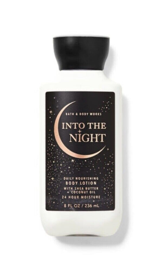 Bath and Body Works Into The Night Super Smooth Body Lotion Sets Gift For Women 8 Oz (Into The Night)