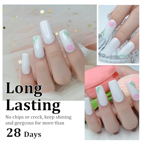 White Nail Dipping Powder (1 oz) - Long-Lasting French Manicure Powder