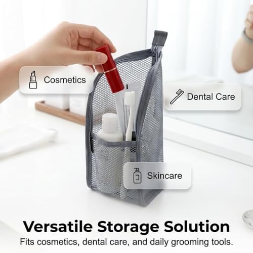 Standing Toiletry Bag - Waterproof EVA Organizer for Travel & Gym
