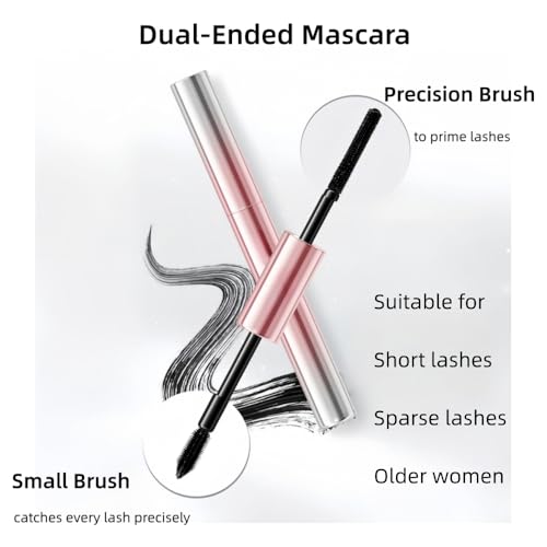 Waterproof Dual-Ended Mascara for Short Lashes – Smudge-Proof