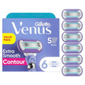 Gillette Venus Deluxe Smooth 5-Blade Refills, 6 Count