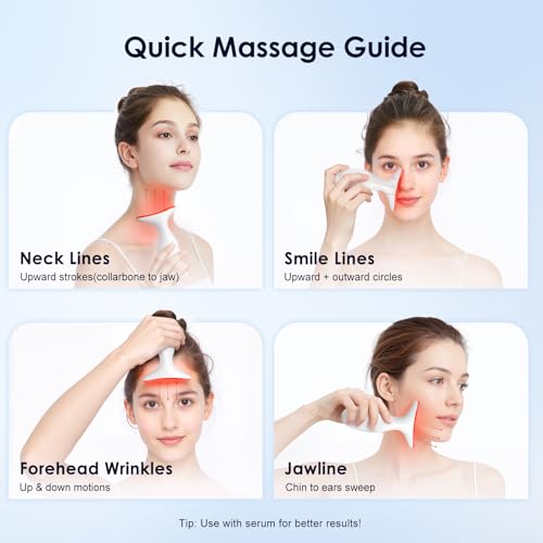 Portable Neck and Facial Massager with Heat Therapy & Vibration