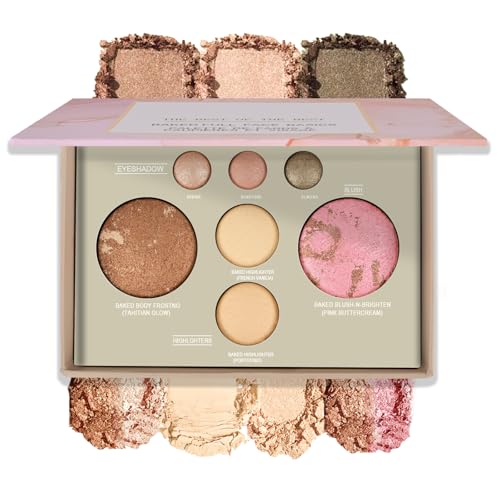 Baked Makeup Palette - 7 Colors Bronzer, Blush & Eyeshadow