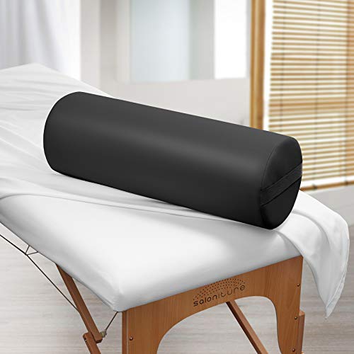 Saloniture Jumbo Round Massage Bolster Pillow 26 x 9 Inch