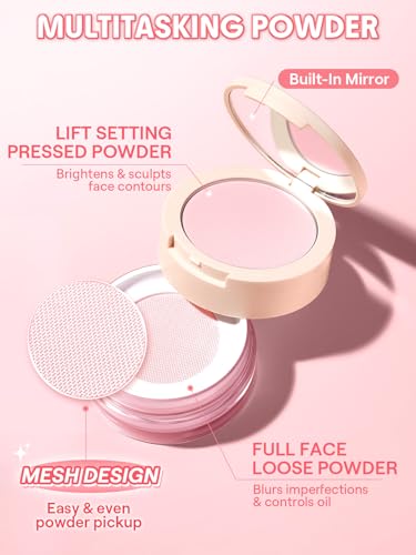 SHEGLAM Insta-Ready Blur & Lift Setting Powder Duo
