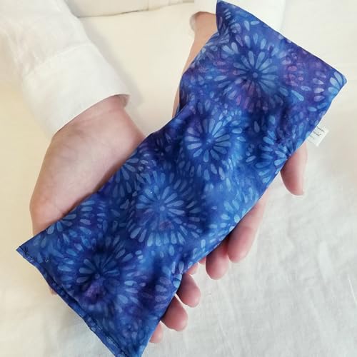 Eucalyptus Mint Eye Pillow with Flaxseed Fill – Aromatic Hot Cold Compress