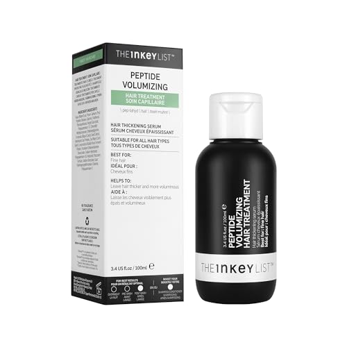 The INKEY List Peptide Volumizing Hair Treatment, Helps to Increase Hair Thickness & Volume, 3.38 fl oz