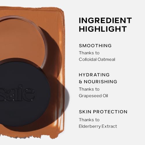 Saie Sun Melt Cream Bronzer - Buildable Face Sculpting Balm