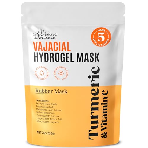 Divine Derriere THE Intimate Duo - Save 15% on Hydrogel Mask with Turmeric & Vitamin C and Intimate Area Dark Spot Corrector Gel ? A Complete Post-Wax Care Premium Modeling Mask Kit