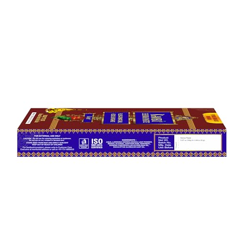 Kaveri Henna Cones 12 Pack - Ready to Use Dark Brown