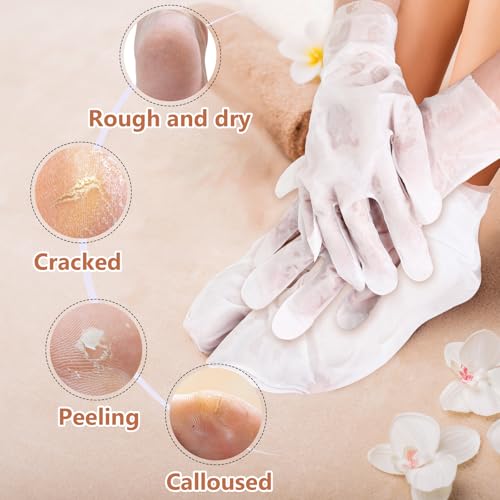 TEAWOO 18 Pairs Moisturizing Hand & Foot Masks for Cracked Heels