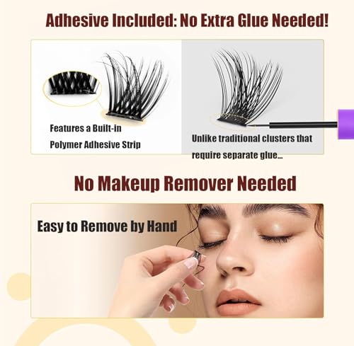 Self-Adhesive Lash Clusters - 120pc DIY Eyelash Extensions Kit