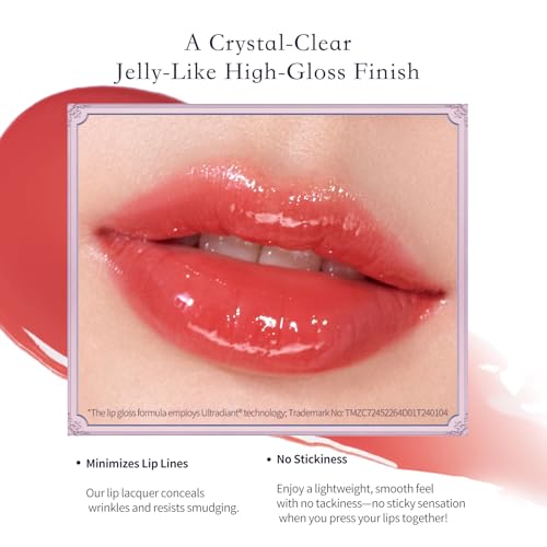 Flower Knows Midsummer Fairy-Tale Lip Gloss & Lip Oil - Hydrating, Non-Fading, Vegan, 0.17 Fl Oz