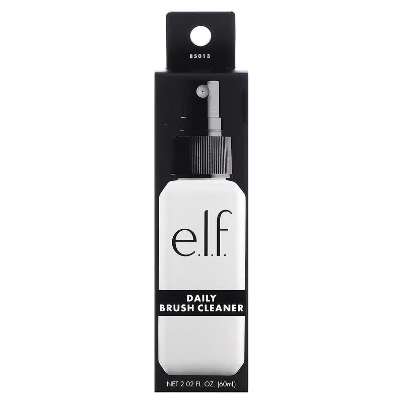 e.l.f. Daily Brush Cleaner, Makeup Cleaner Washes Away Dirt, Oil,