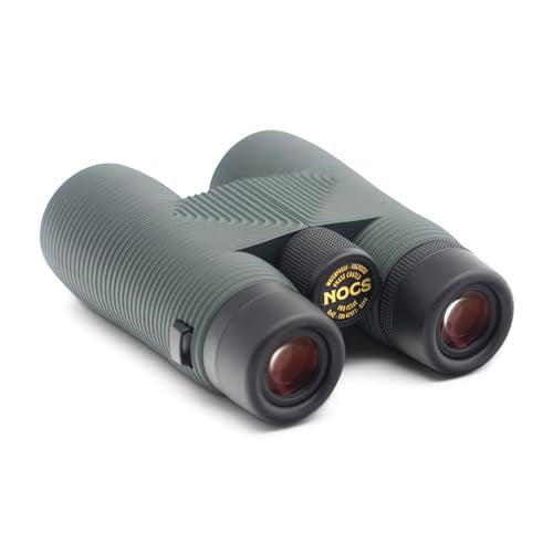 Nocs Provisions Pro Issue 8x42 Waterproof Binoculars, 8X Magnification, Phase Coated Bak4 Prism, Wide View Multi-Coated Lenses for Bird Watching, Wildlife Viewing & Stargazing - Alpine Green