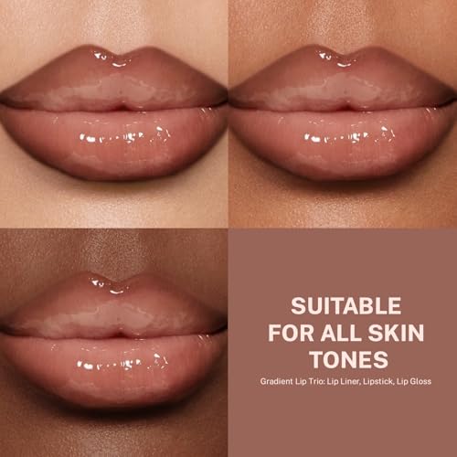 Noerrors 3Pcs Lip Combo Set - Liner, Lipstick & Gloss