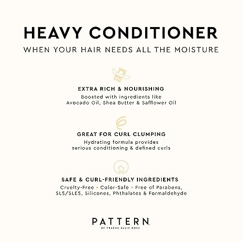 PATTERN Beauty by Tracee Ellis Ross Heavy Conditioner - Rich Hydration for Curly Hair 3b-4c