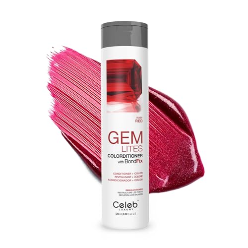 Celeb Luxury Color Depositing Conditioner - Color Refresher with Bondfix Bond Rebuilder, Viral and Gem Lites, Pairs with Colorwash