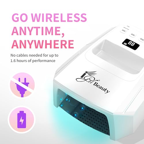 iGel Beauty Hybrid X 48W UV/LED Nail Lamp – Cordless Rechargeable