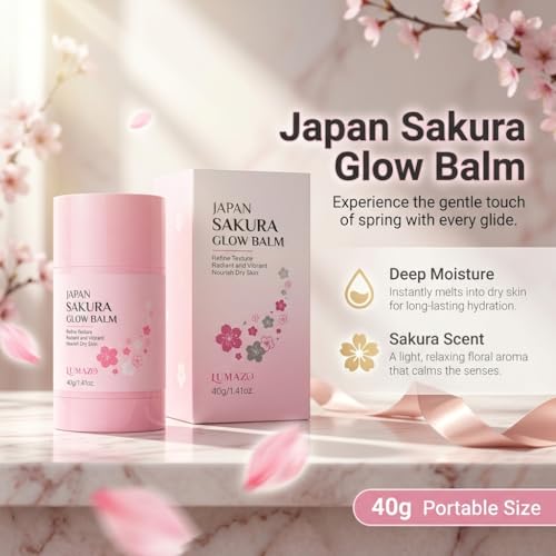 Japan Sakura Foot Heel Stick Moisturizing Balm with Shea Butter 2Pcs