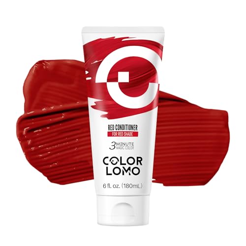 COLORLOMO Red Color Depositing Conditioner for Highlighted & Color-Treated Hair - 6oz