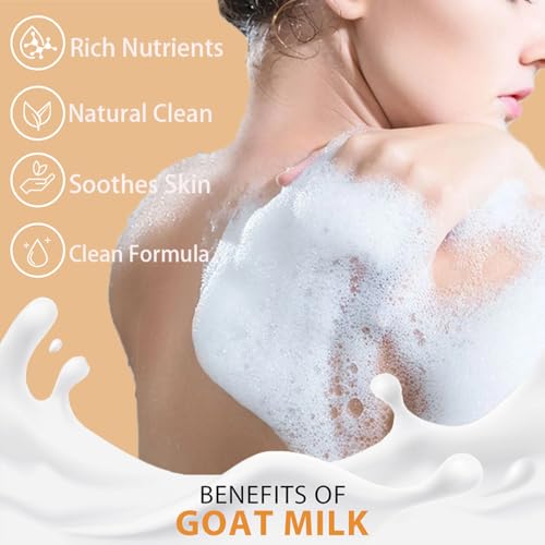 Goat Milk Soap Bar 1Pack - Natural Moisturizing Soap Bar for Men Women All Skin Types Face & Body, 4.75oz of 1 Bar