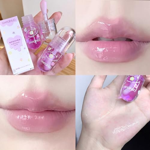 Hydrating Lip Oil Set, 3-Piece Fruit Flavors for Kids
