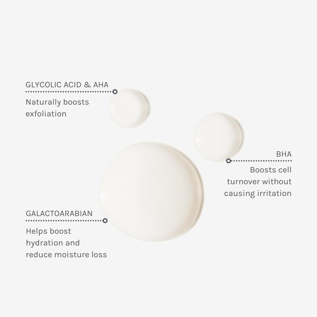 Evolve Organic Beauty - Liquid Radiance Glycolic Toner | Smoothe, Hydrate, Tone, Exfoliate | Malic + Citric Acid, Galactoarabian | Small-Batch, Vegan Clean Beauty (3.4 fl oz | 100 mL) Package May Vary