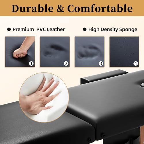Civama Portable Massage Table 2-Section Foldable 29 LBS
