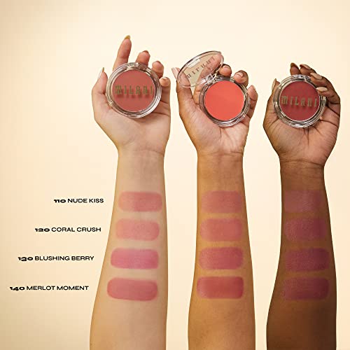 Milani Cheek Kiss Cream Blush – Buildable Cheek & Lip Tint