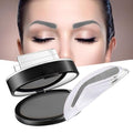 Eyebrow Powder Kit with Stamp - Natural, Long-Lasting Brow Makeup Set, 3 Colors