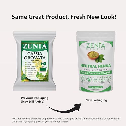 Zenia Neutral Henna Powder 7oz | Colorless Hair Conditioner