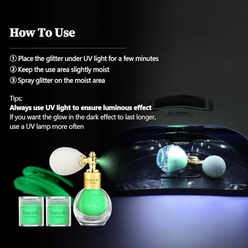 Etercycle Glow in The Dark Body Glitter Spray