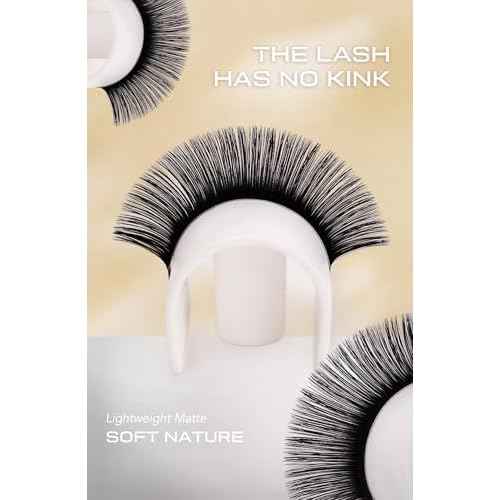 Bottom Lash Extension B C J Curl Mix4-10mm 0.03 0.05 0.07 0.10 0.15 thickness Black Color Super Matte Bottom Lash Extensions, Professional Supplies for Lash Techs (Bottom-J-0.07, 5-10mm)