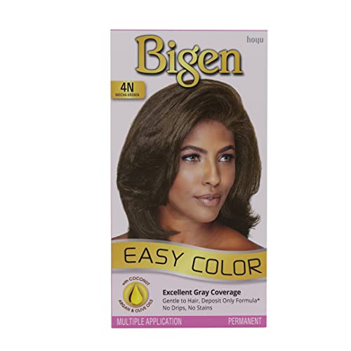 4N Bigen Easy Color for Women 4N Mocha Brown-New Formula, New Look - 3 Pack