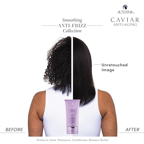 Alterna Caviar Anti-Aging Smoothing Anti-Frizz Blowout Butter, | Protects Hair from Heat Styling and Humidity | Sulfate Free , 5.07 Fl Oz (Pack of 1)