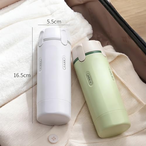 EdenEcho 4-in-1 Travel Dispenser Set - Green, Leak-Proof 30ML Bottles with Stickers