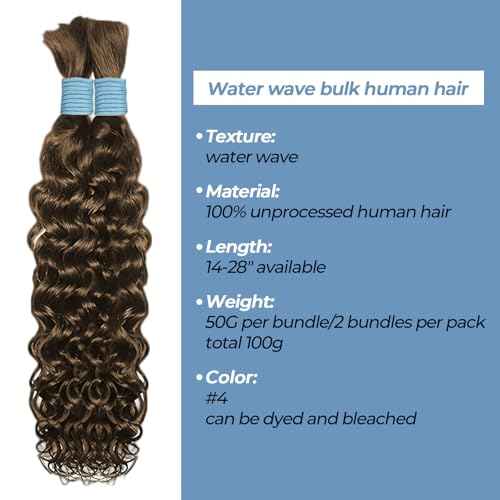 P4 Boho Braids 24 Inch 2 Bundles 100g Water Wave Knotless Braids (12A)