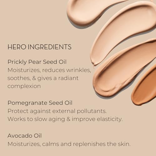 INIKA Organic BB Cream Foundation - Hydrating & Anti-Aging, 1 fl oz