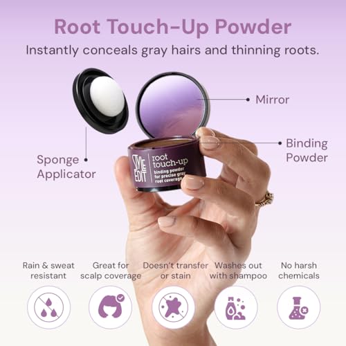 Style Edit Root Touch Up Powder Dark Brown 0.13 oz